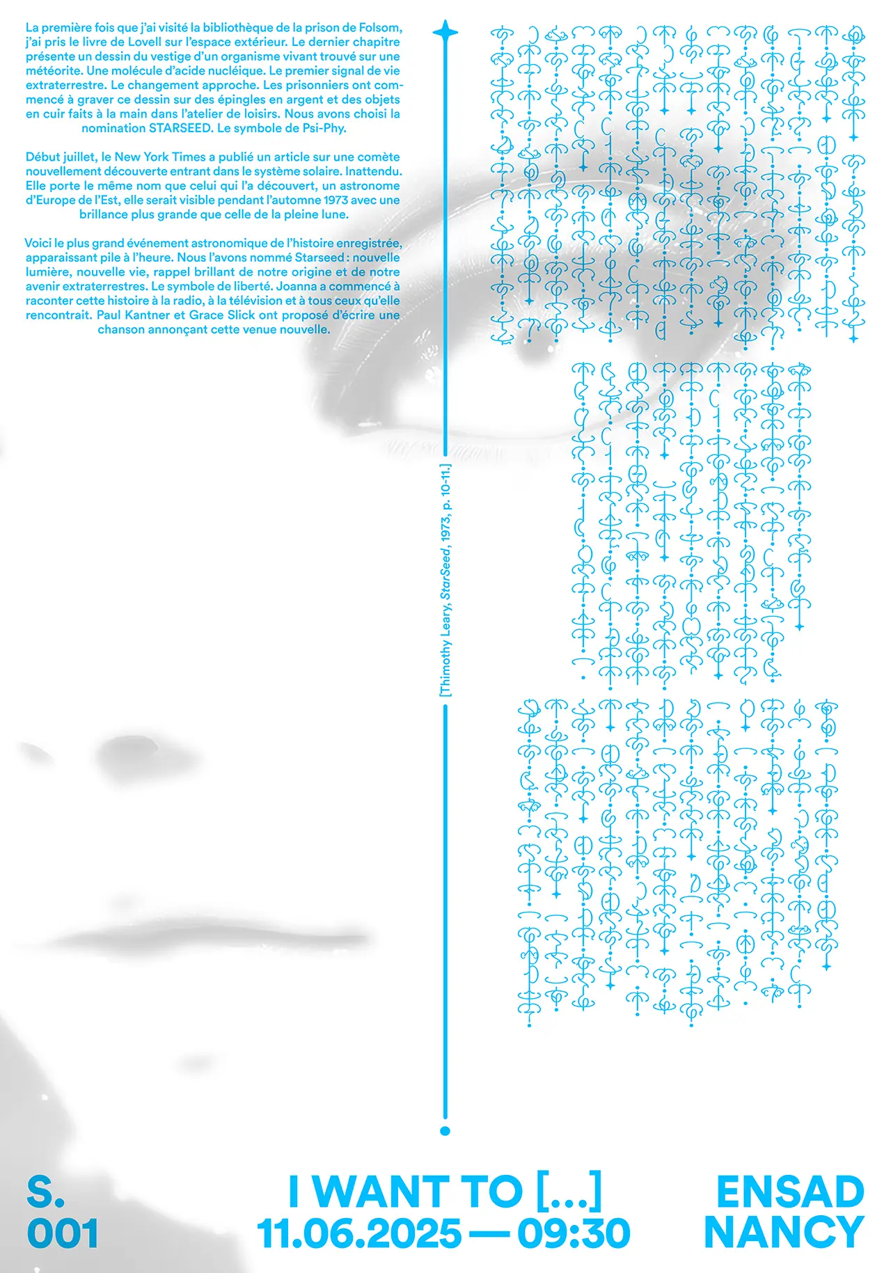 affiche specimen typographique