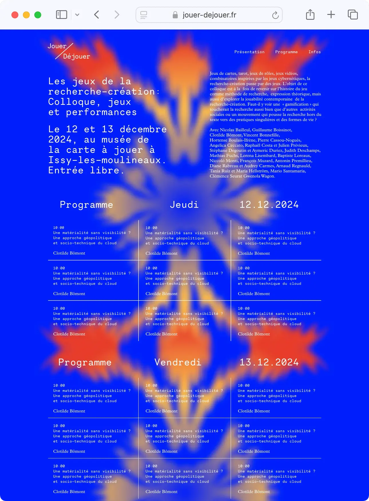 Jouer/Déjouer