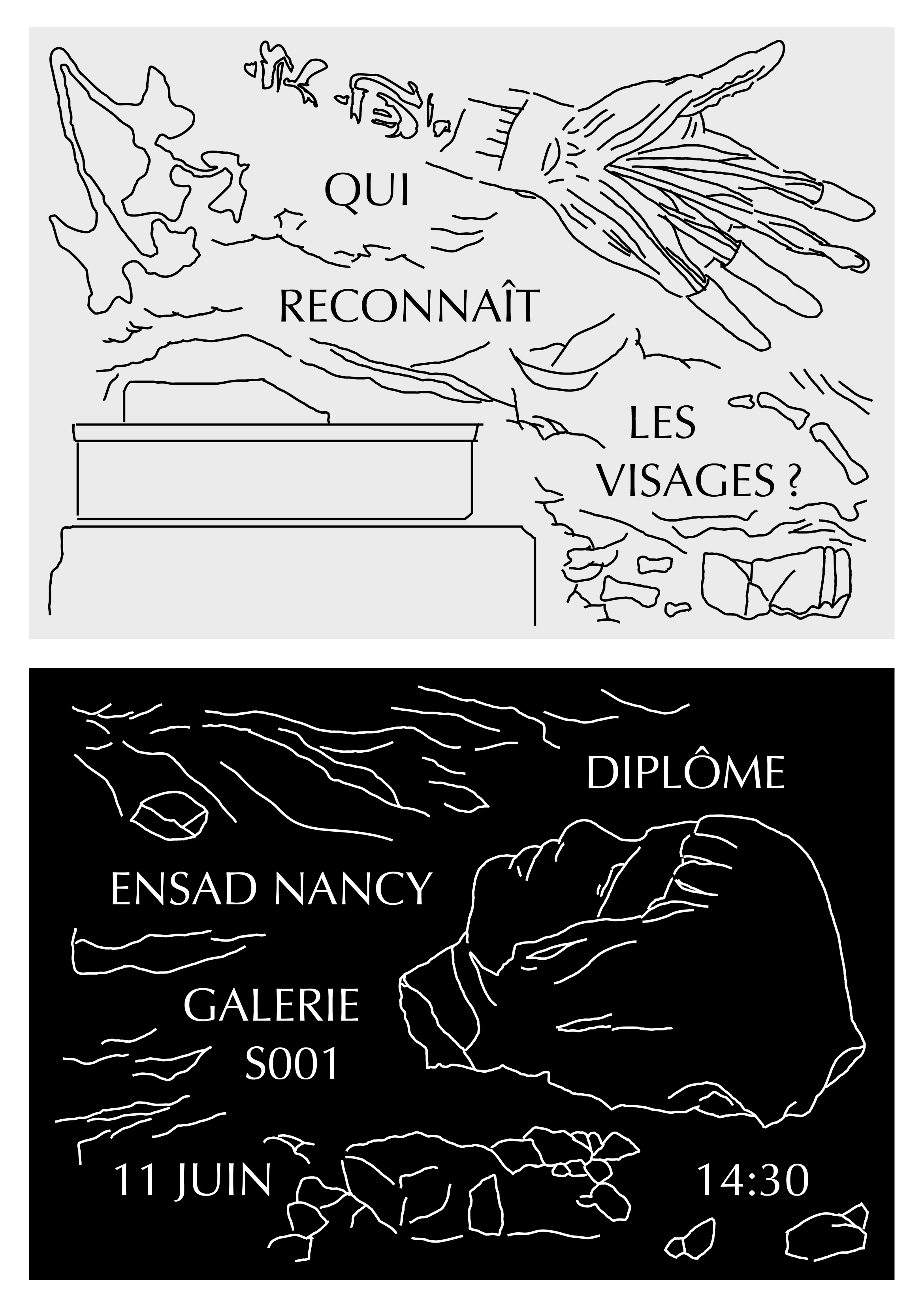 Qui reconnaît les visages ? Affiche