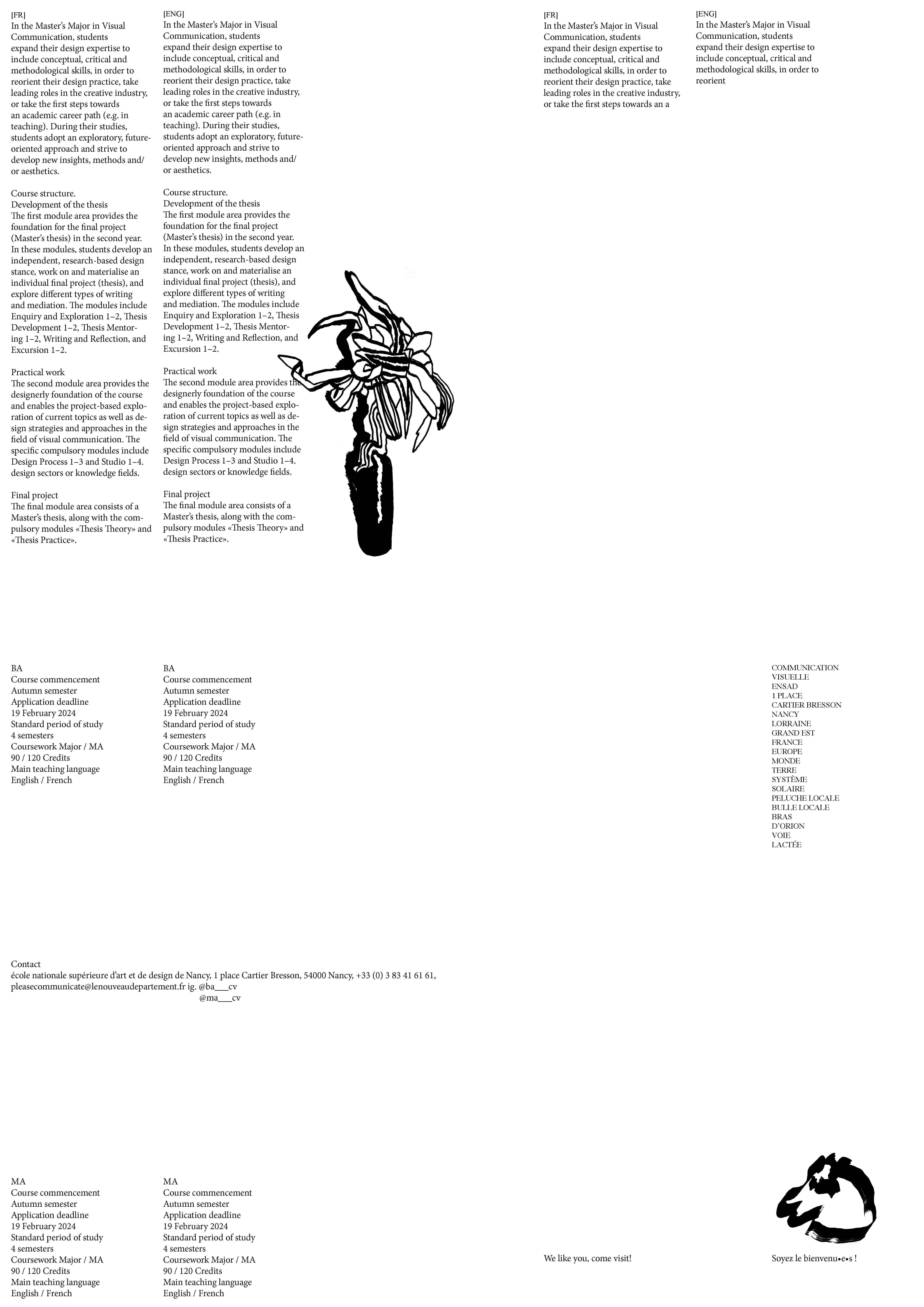 We like you, come visit ! Affiche